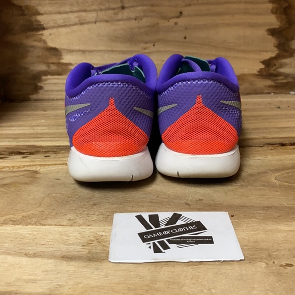 Nike Free 5.0 Purple Orange running sneakers - Picture 4 of 8